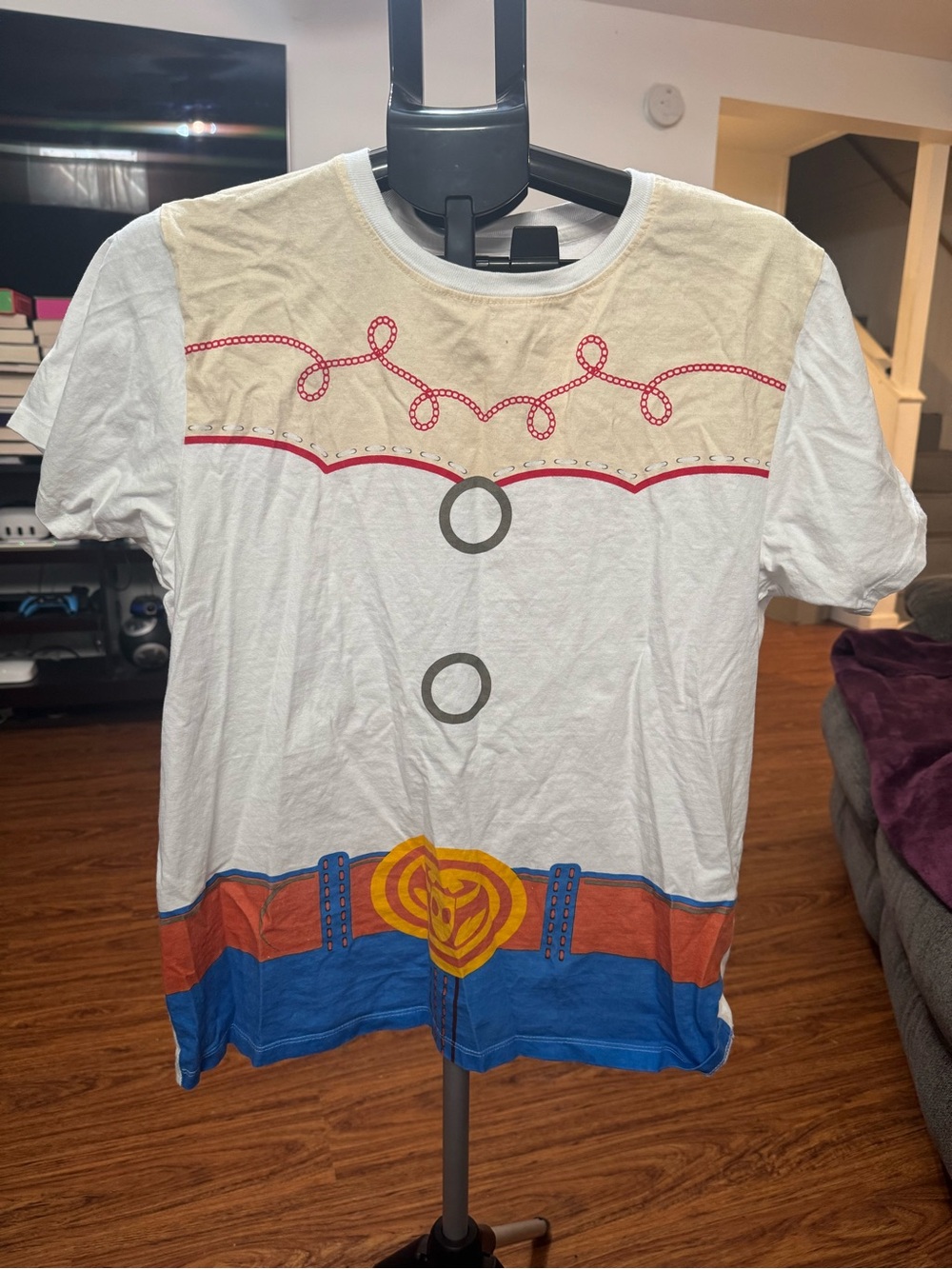 Disney White Multicolor Toy Story Jessie Graphic Short Sleeve Tee